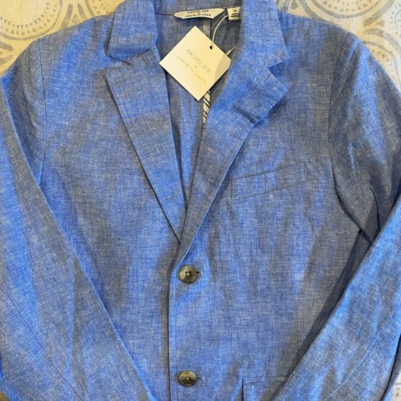 Janie and Jack x Rachel Zoe Boys Linen Blazer - Picture 5 of 7